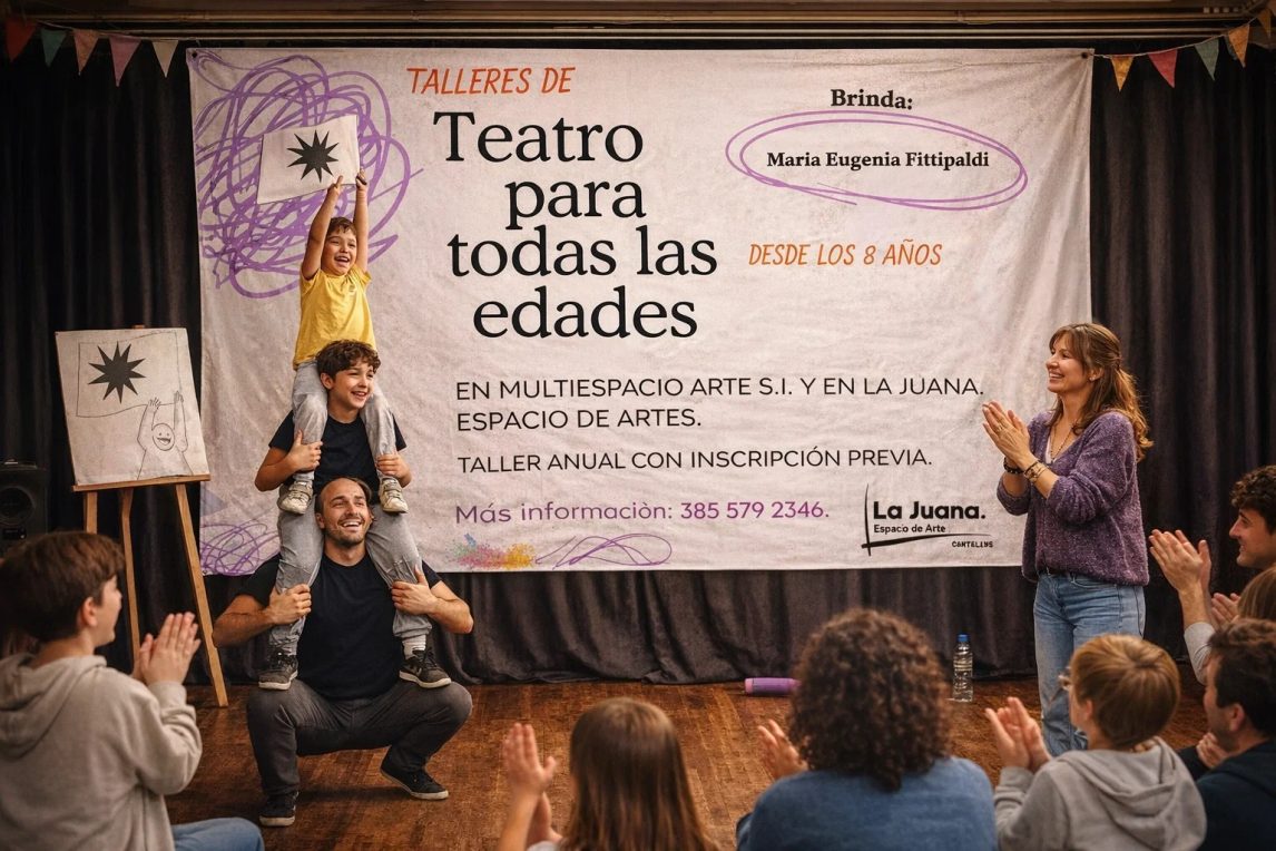 Abren las inscripciones a los talleres anuales de teatro de la profe María Eugenia Fittipaldi