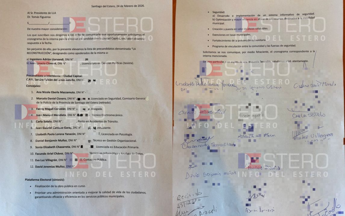 INTERNA LIBERTARIA SANTIAGUEÑA: Presentan a Sandro Zanello como precandidato a Intendente de la Capital