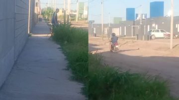 “A mí no me amenaces, mañero de m…”: Una vecina filmó y encaró a un sujeto que entró a robarle