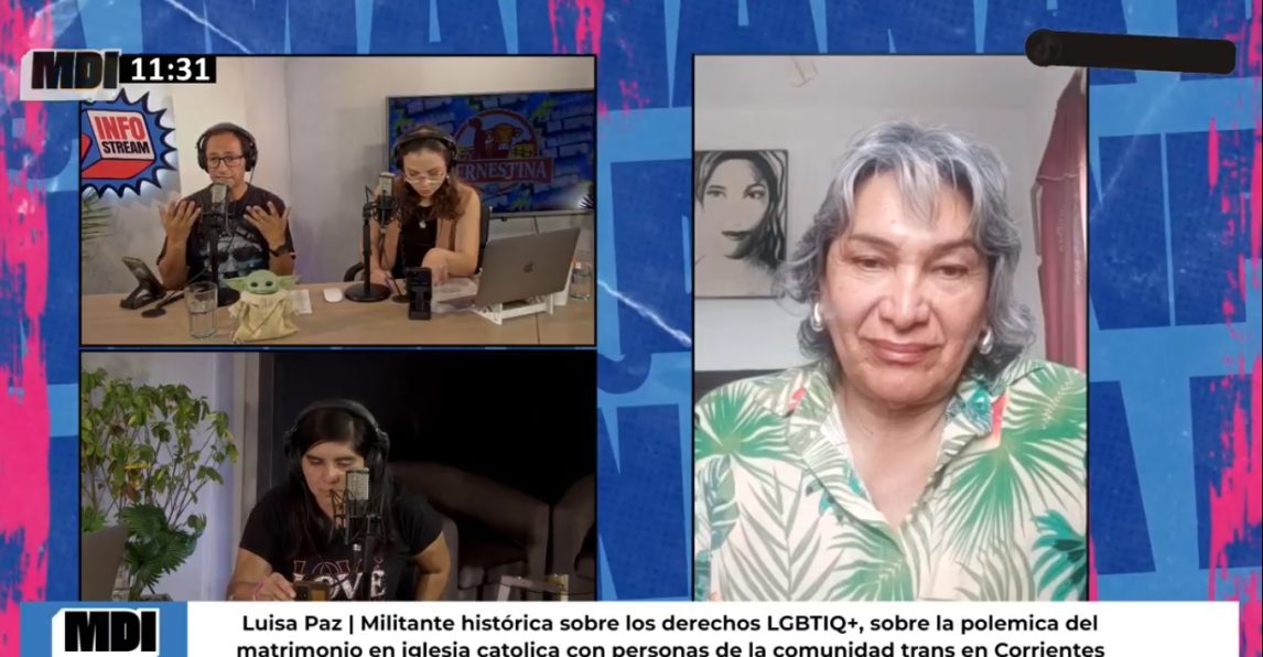 Luisa Paz analizó en La Mañana de Info la polémica por un matrimonio trans en una iglesia de Corrientes