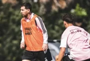 Recuperado de su lesión, Messi se entrena y podría jugar el sábado en el arranque de la MLS