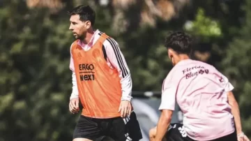 Recuperado de su lesión, Messi se entrena y podría jugar el sábado en el arranque de la MLS