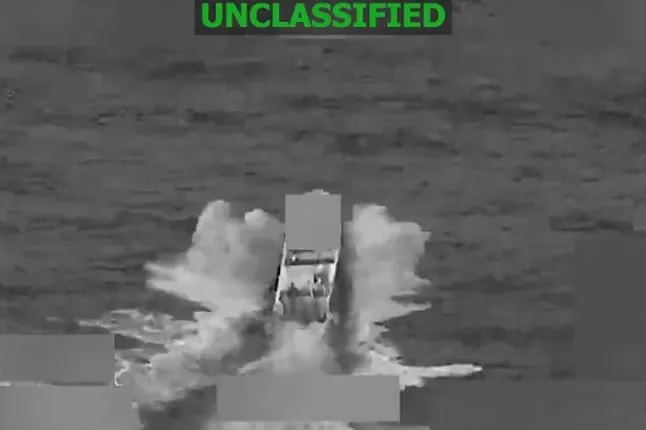 VIDEO. Nuevo ataque de Estados Unidos contra una presunta narcolancha en el Pacífico