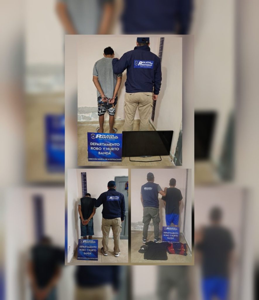 Tres detenidos y bienes recuperados tras allanamientos por robo en La Banda