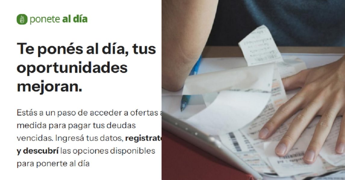 Ponete al día: lanzan una web para regularizar deudas con descuentos del 80%