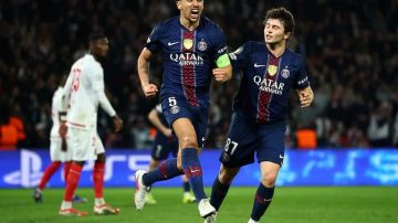 PSG empató con Mónaco y aseguró su pase a octavos