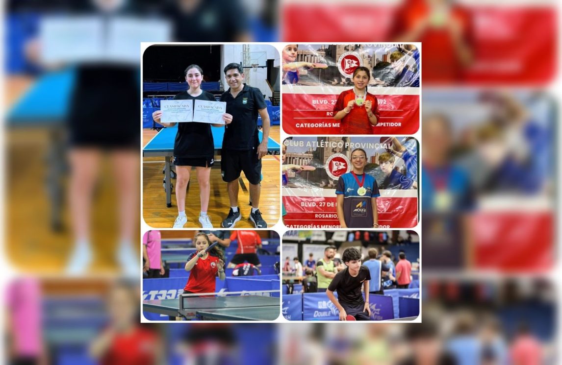 Santiago del Estero brilla en el Tenis de Mesa Nacional