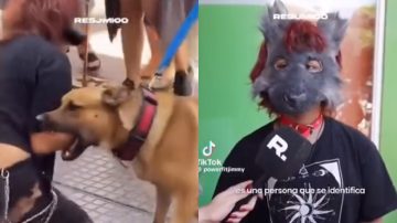 Una joven therian fue atacada por un perro mientras intentaba interactuar con él