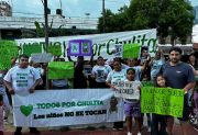 Familiares, vecinos y el grupo Coyuyas se movilizaron en un pedido de justicia por “Chulita”