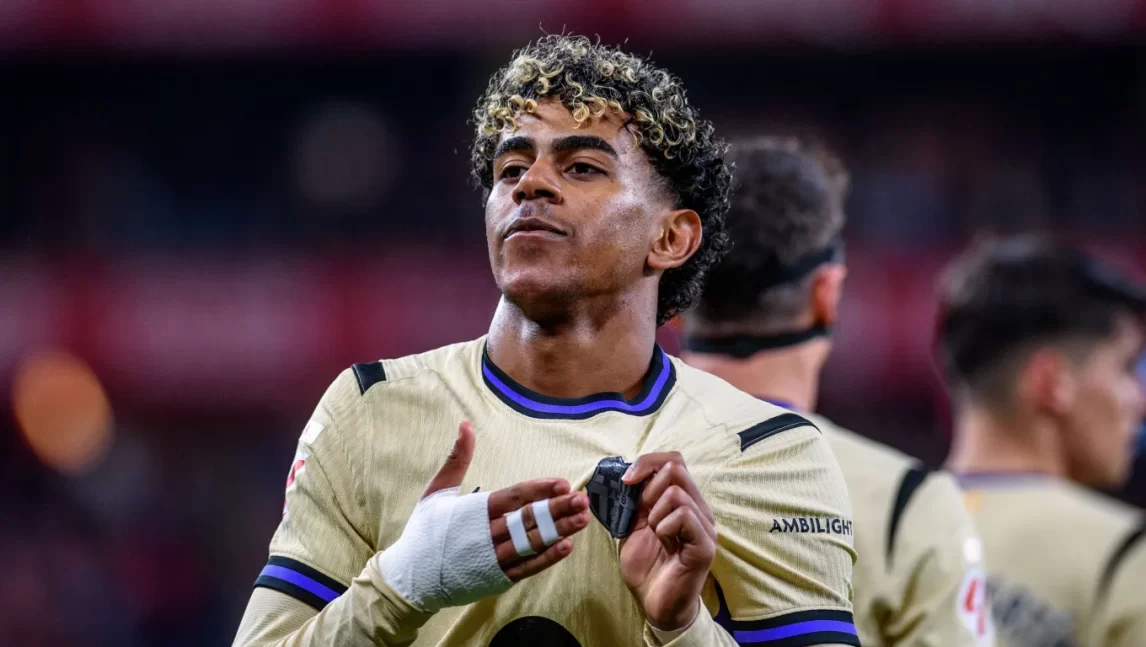 Lamine Yamal rompió una marca que tenían Lionel Messi y Cristiano Ronaldo