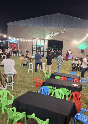 San Patricio en la fábrica de Weisburd Bier