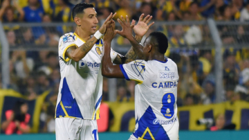 Con el regreso de Di María, el Canalla dio vuelta el partido ante Banfield y es puntero