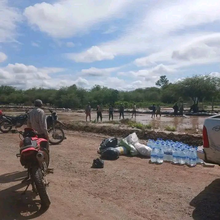 Monte Quemado se moviliza para asistir a los inundados del río Salado