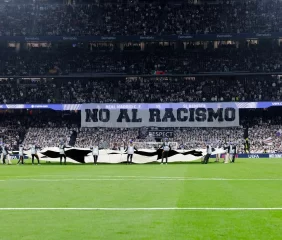 La UEFA sancionó al Real Madrid por un gesto racista en el Bernabéu