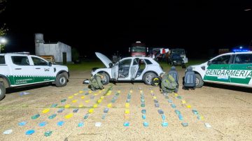FOTOS. Cayó con 88 kilos de cocaína ocultos en un auto durante un control