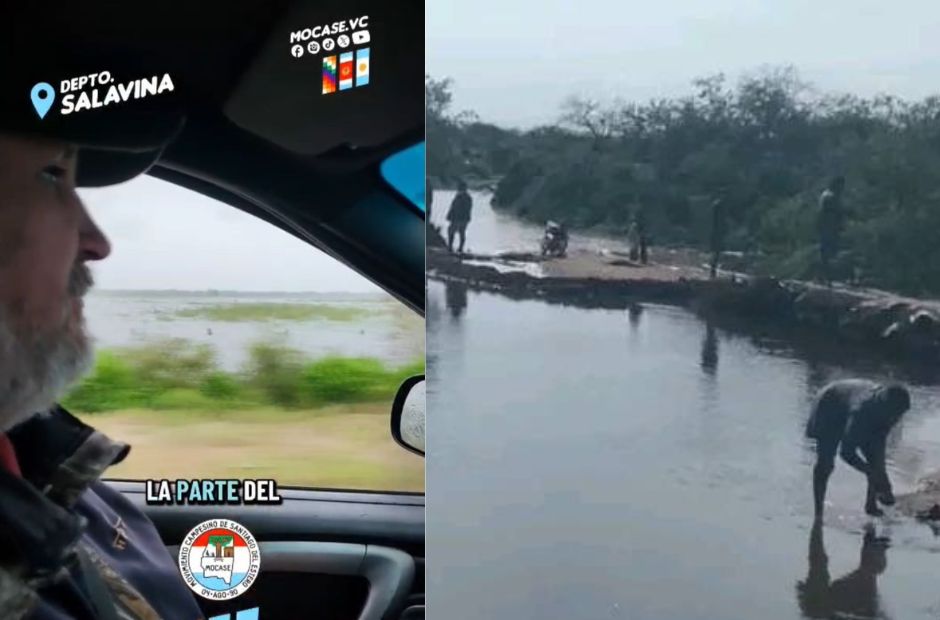 Adolfo Farías, referente del MOCASE VC, relató el drama de las familias que lo perdieron todo bajo el agua de los bañados