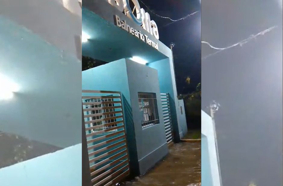 Mientras el río desborda, menores saquearon el camping “La Olla”