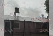 La Banda: un cortocircuito provocó un incendio en el barrio 1º de Mayo