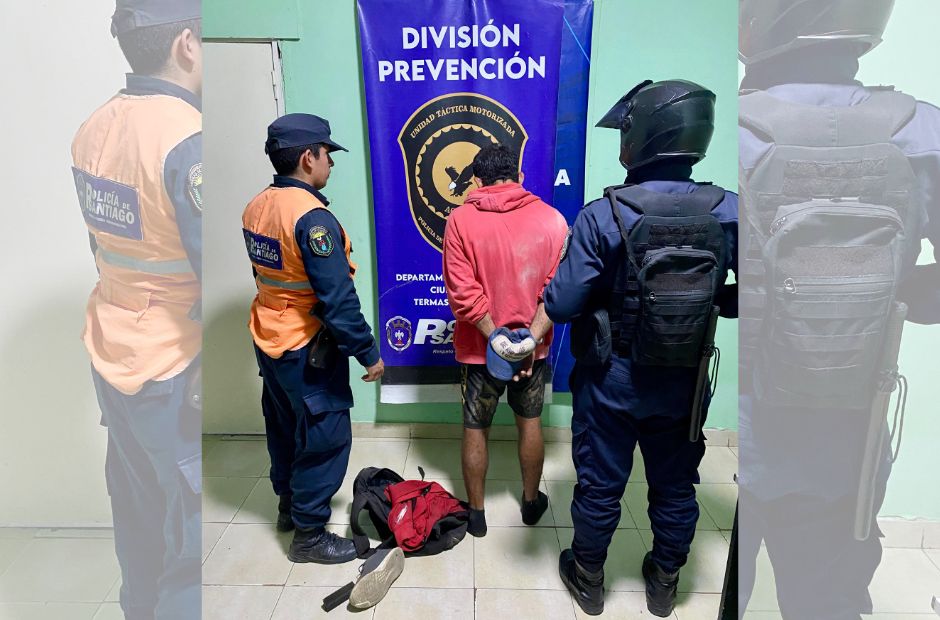 Identificado por las cámaras y capturado tras robar una cartera