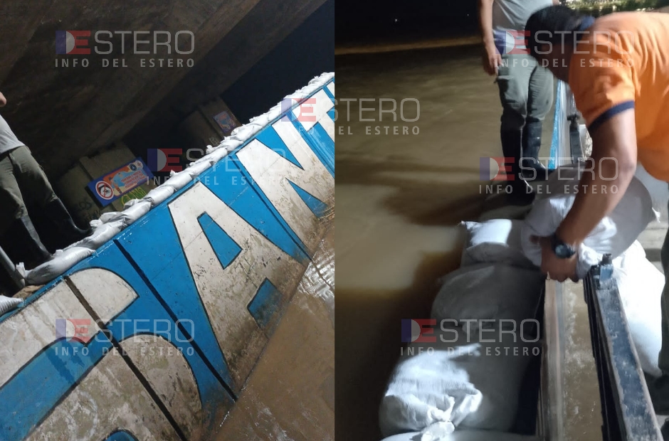 El Comité de Emergencia refuerza las defensas en el Río Dulce para prevenir filtraciones