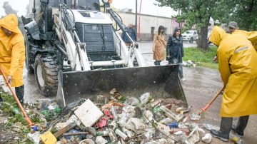 La intendente Fuentes supervisó el trabajo del Comité de Emergencia debido a la lluvia que superó lo 110 milímetros durante la mañana
