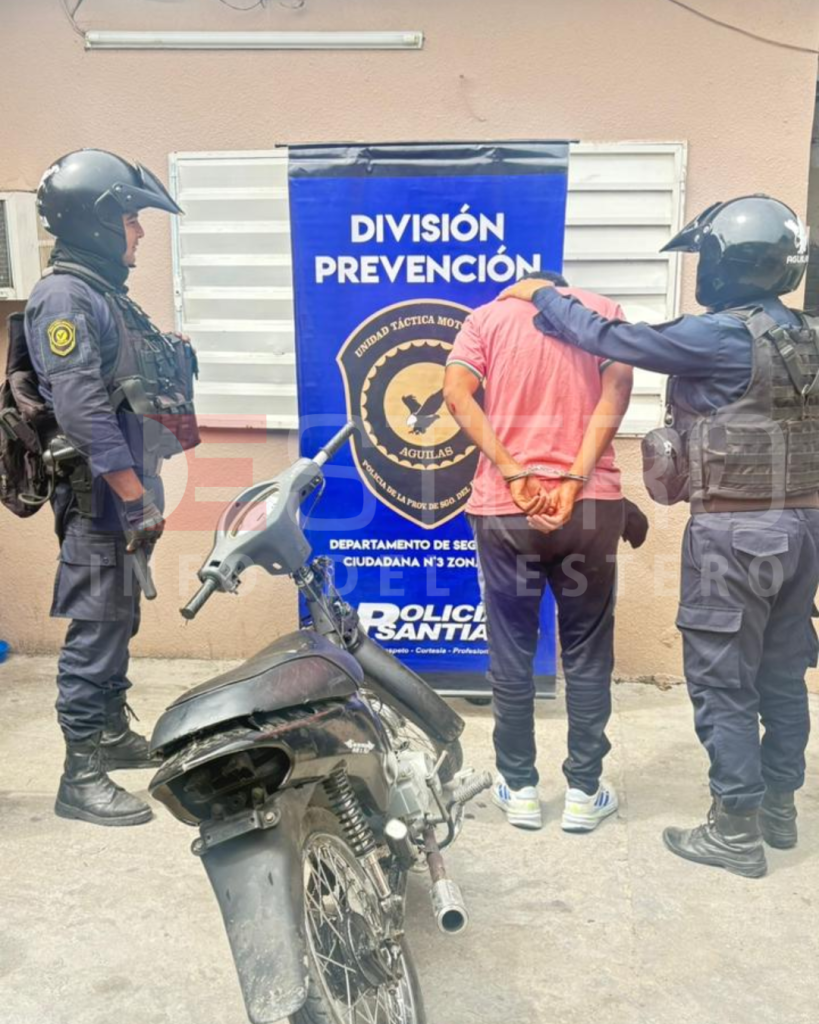 A bordo de una moto robada, quiso cometer un arrebato: la policía lo atrapó y quedó detenido