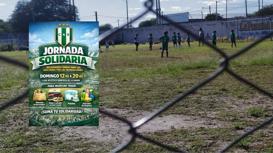 Organizan una jornada solidaria para ayudar a familias afectadas por la crecida del Río Dulce