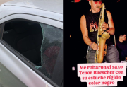 Rompieron el vidrio de un auto y robaron un saxo tenor: piden ayuda para recuperarlo