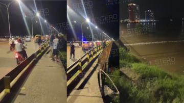 El dato insólito del desborde del Dulce: hubo al menos 10 choques por conductores que se detenían a “espiar” el río