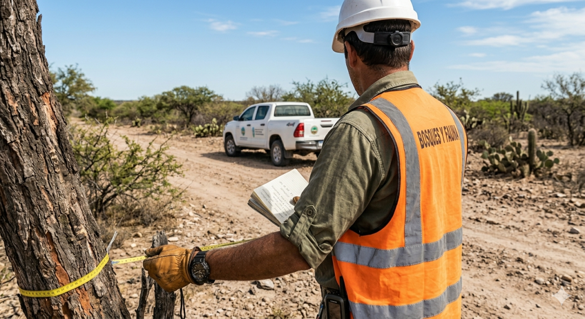 Ingeniero forestal fue amenazado con un arma mientras realizaba tareas de inspección