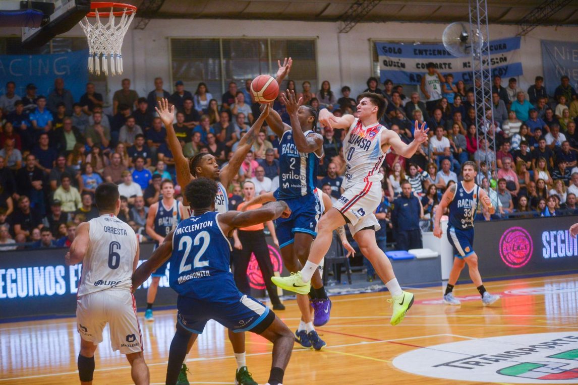 Quimsa no pudo seguir con la racha positiva al perder con Racing de Chivilcoy