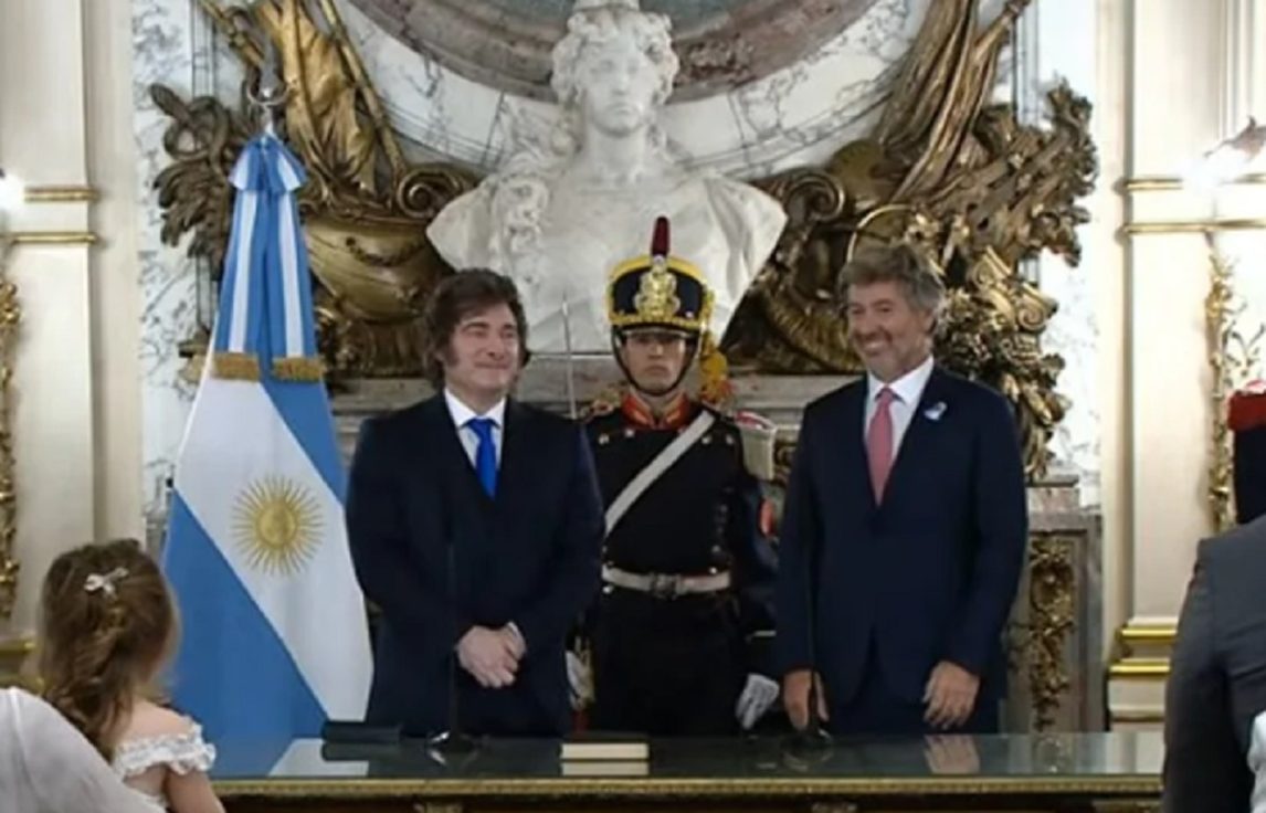 Mahiques asumió como nuevo ministro de Justicia del gobierno de Javier Milei