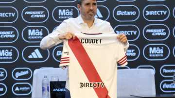 “Chacho” Coudet en su presentación como DT de River: “Empieza un camino lindo y con mucha ilusión”