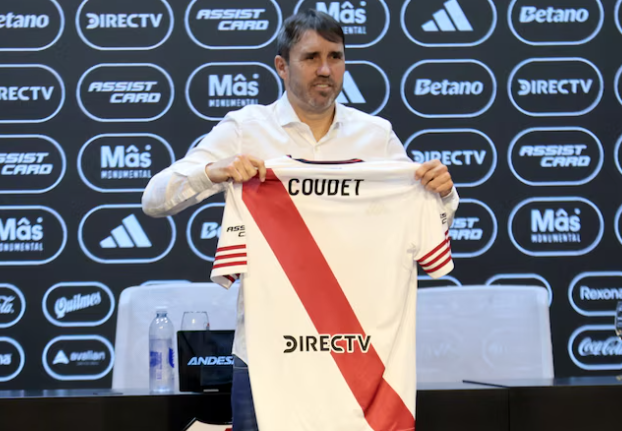“Chacho” Coudet en su presentación como DT de River: “Empieza un camino lindo y con mucha ilusión”