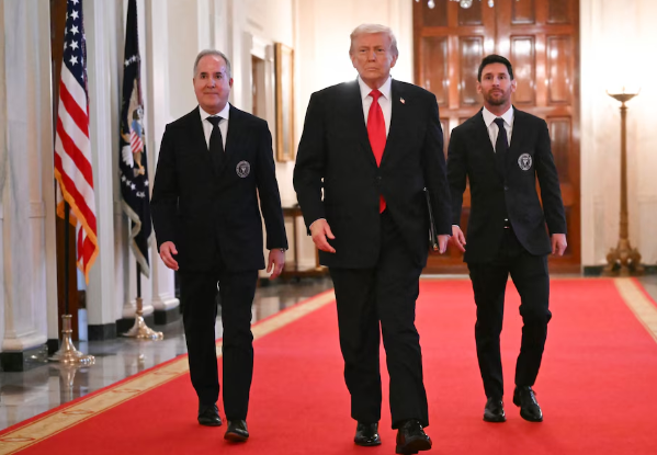 “¡Bienvenido a la Casa Blanca, Lionel Messi!”: Donald Trump recibió al capitán argentino junto al plantel de Inter Miami