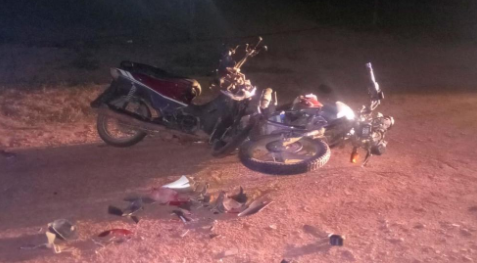 Terrible choque de motos en Las Termas dejó a un joven en grave estado y a otras dos personas internadas