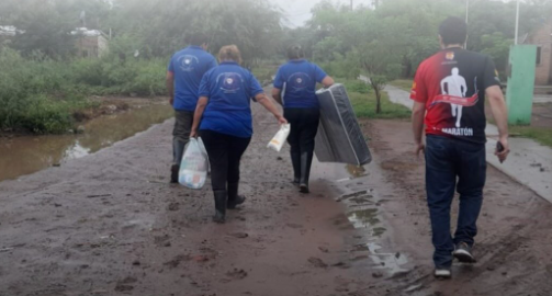 Defensa Civil trabajó intensamente con asistencia a damnificados y ya hay centros de evacuación habilitados