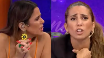 Tenso momento: María Fernanda Callejón encaró en vivo a Cinthia Fernández tras una tensa discusión y tuvieron que ir a un corte