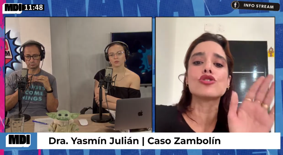 Caso Zambolín | La abogada Yasmín Julián respondió a Sebastián Robles por su comunicado: “Soy víctima y voy a denunciar”