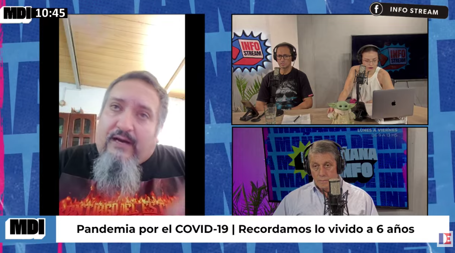 Sobrevivir al COVID: historias, miedos y marcas que siguen presentes: el testimonio del Dr. César Scabuzzo, el psicólogo Maxi Jozami y Sebastián Carabajal