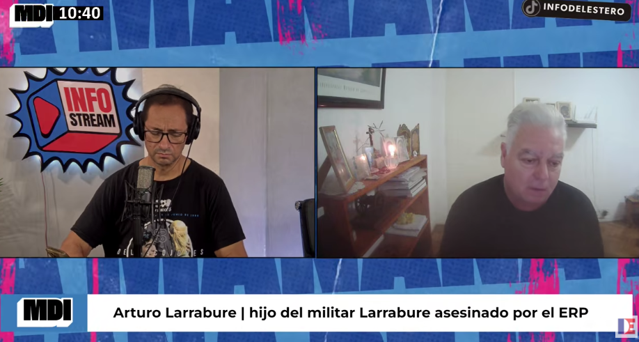 “Buscamos que mi padre sea canonizado”: Arturo Larrabure habló tras el video de “la memoria completa”