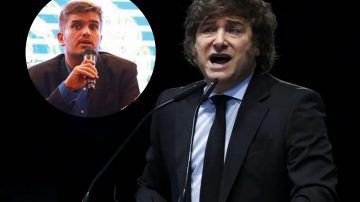 Nuevo round “tuitero” entre Milei y el santiagueño Matías Ignacio Lara: “te vas a Hungría a que te den otro premio falopa”