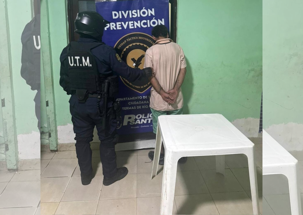 Las Termas: un hombre fue detenido tras robar una mesa