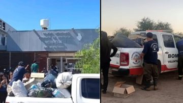 Bomberos de Añatuya cruzaron rutas y caminos para ayudar a familias de Salavina