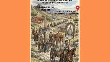 Tradición y fe: se realizará el “Vía Crucis Gaucho” en el barrio Almirante Brown