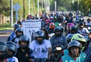 FOTOS. Se realizó este domingo la caravana en motos y procesión a Mama Antula