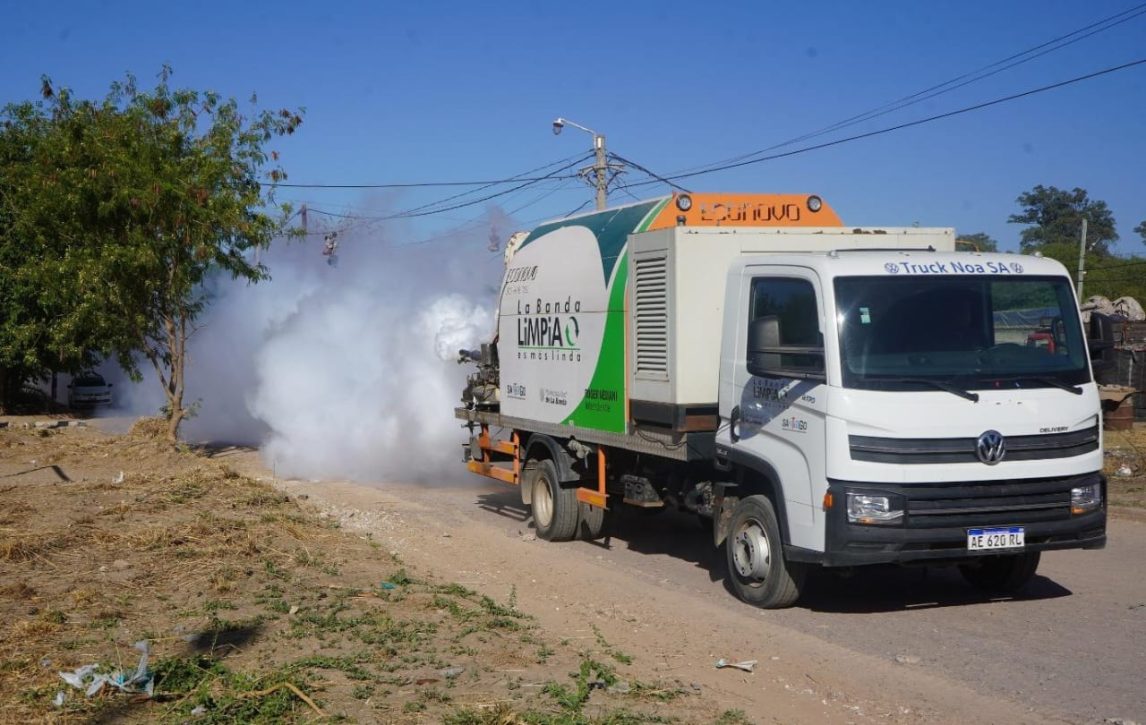 Continúan las acciones de prevención con fumigación programada en La Banda