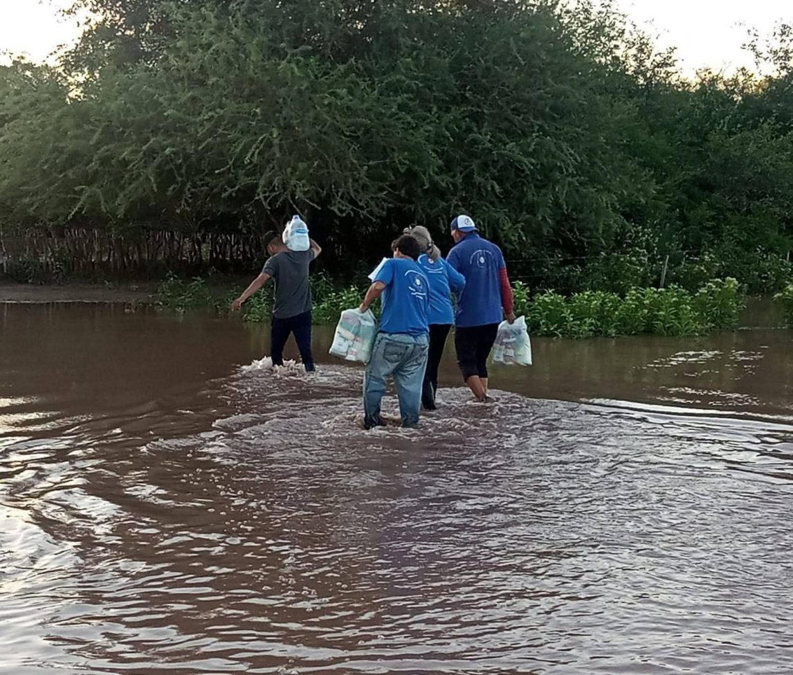 San José del Boquerón, otra vez bajo el agua: la parroquia vuelve a albergar a vecinos afectados