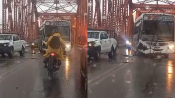 Terrible choque en cadena en el Puente Carretero provocó más caos en medio de la tormenta