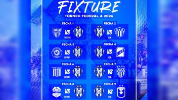 Ya está el fixture para el Federal A 2026: Sarmiento debutará visitando a Boca Unidos en Corrientes
